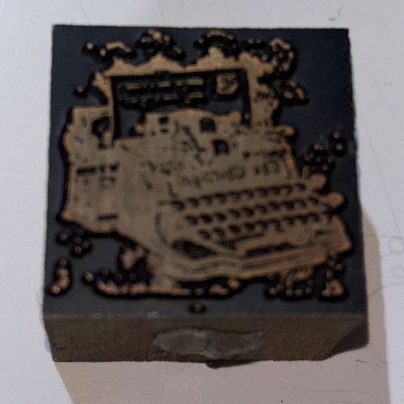 Newspaper Block Stamps Typesetting Stamps Vintage Wood Block Typesetting - Picture 10 of 16